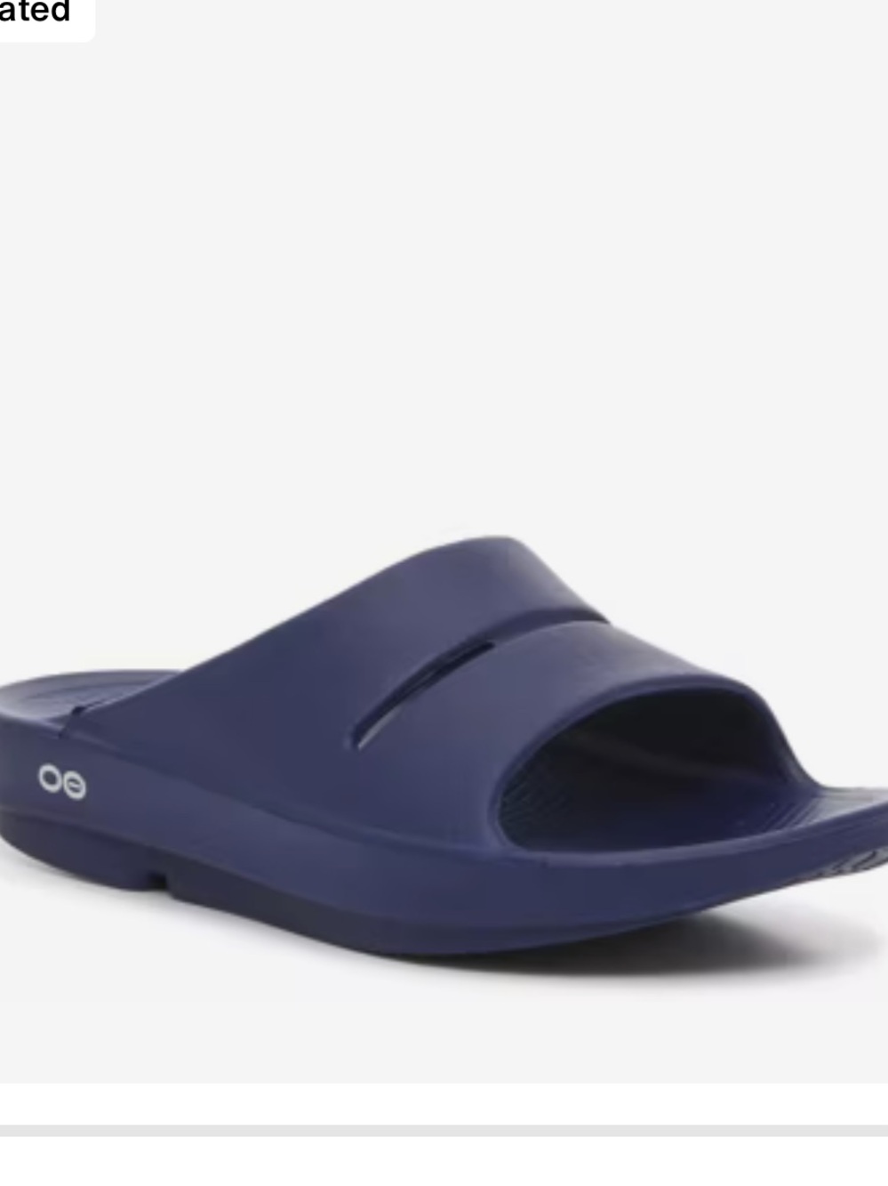 OOFOS OOaah Slide Sandal - Navy! New tags! M 6 W 8
